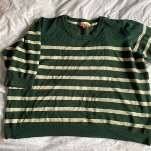 ModCloth Green Stripe Sweater